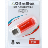 USB  8GB  OltraMax  330  красный